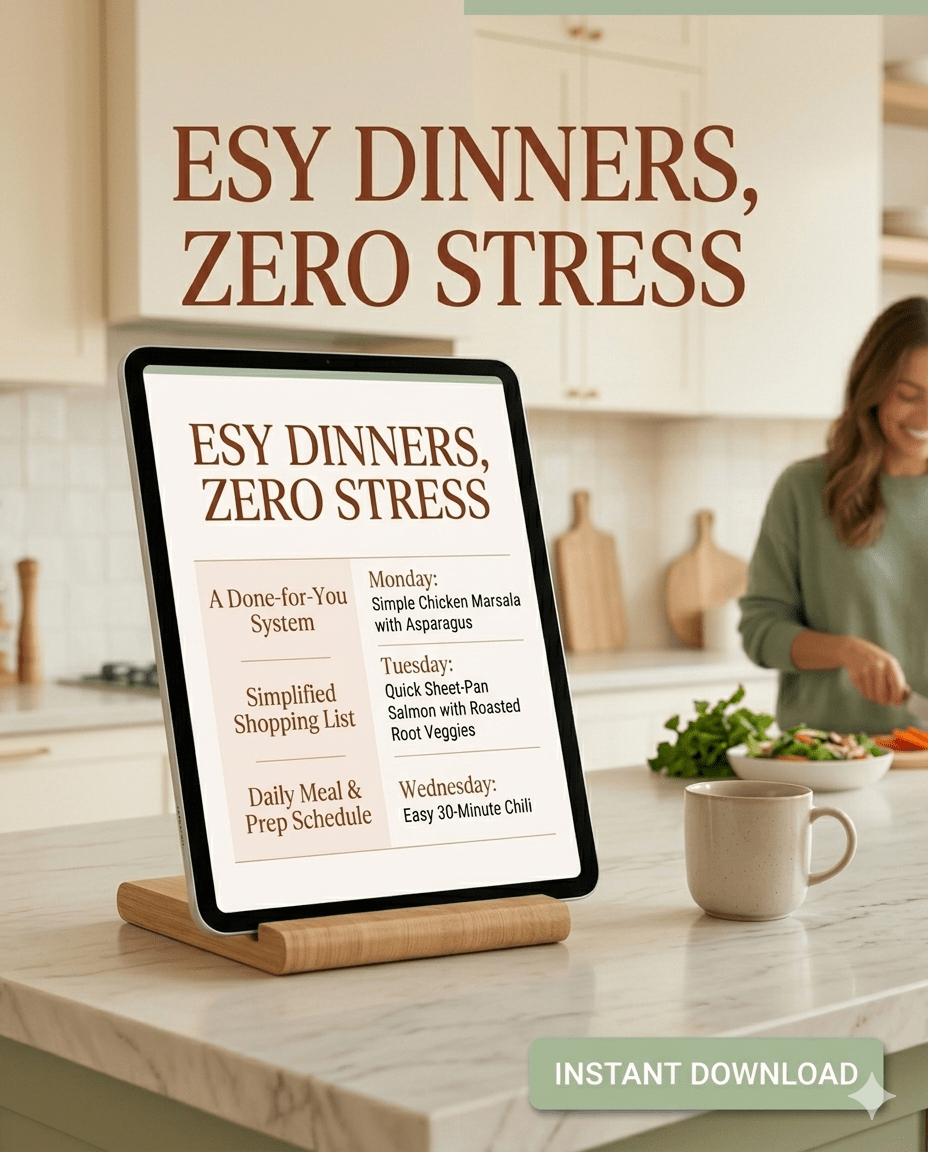 Easy dinners, zero stress — a done - for - you meal system that runs your week on autopilot - readynestt